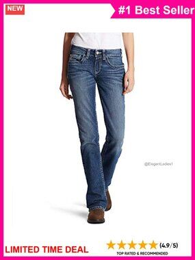 Flame Resistant Mid Rise Boot Cut Jeans DuraStretch Work Western